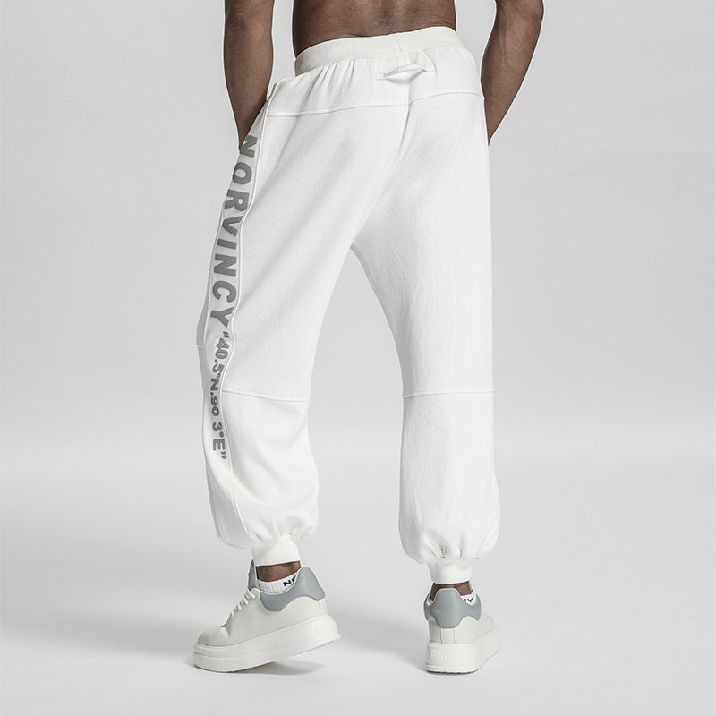 Avant-Garde Warrior Sweatpants With Adjustable Drawstring For men