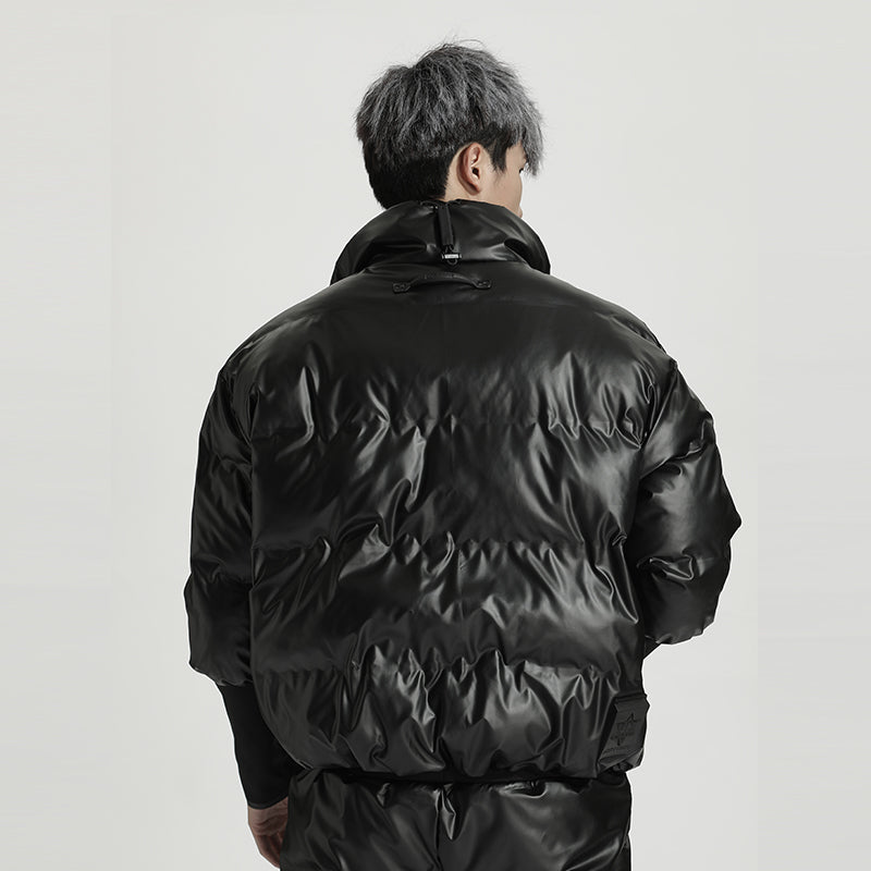 Cropped Length Warrior Padded Jackets With Windproof For men