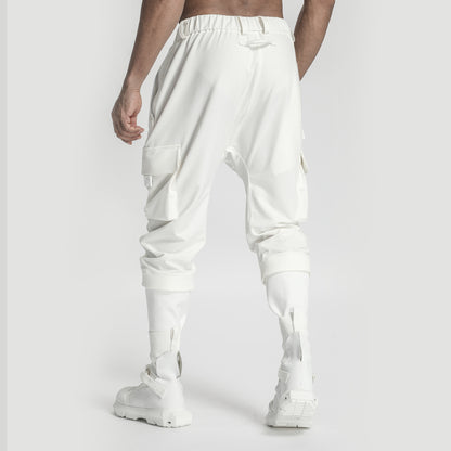 Utilitarian Warrior Cargo Pants With Multi-Pocket Design For men