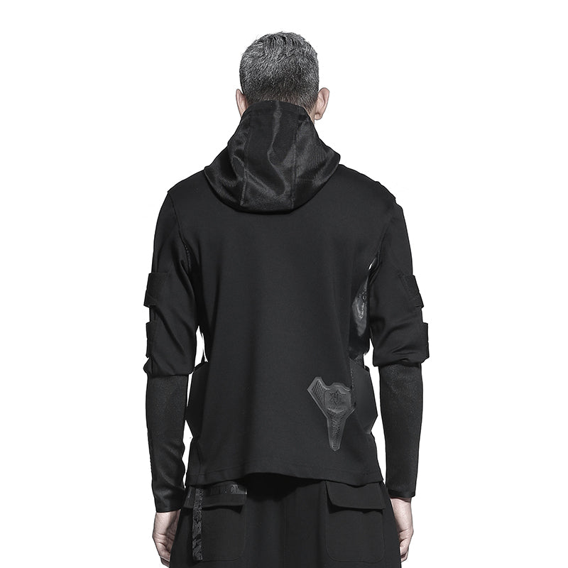 Techwear Style Warrior Hoodies & Sweatshirts With Windproof For men