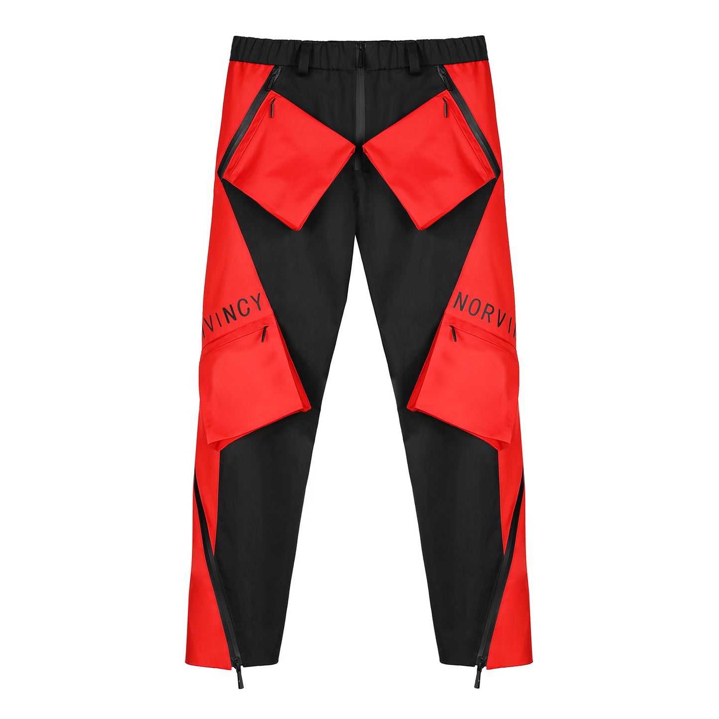 Cyberpunk Aesthetic Warrior Cargo Pants With Multi-Pocket Design For men