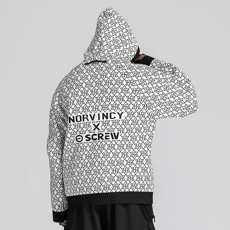 Avant-Garde Warrior Knitwear With Breathable Mesh For men