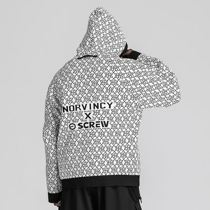 Avant-Garde Warrior Knitwear With Breathable Mesh For men