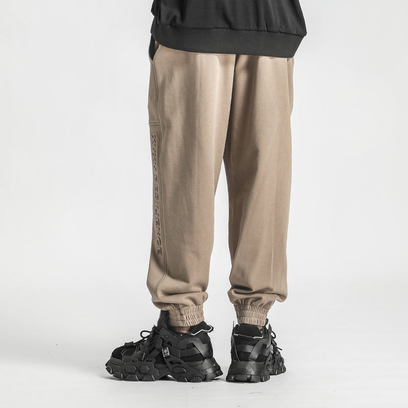 Minimalist Warrior Sweatpants With Elastic Waistband For men