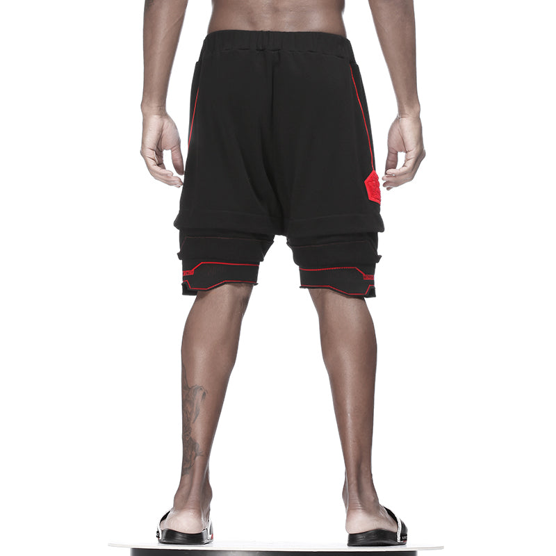 Cyberpunk Aesthetic Warrior Shorts With Durable Ripstop For men