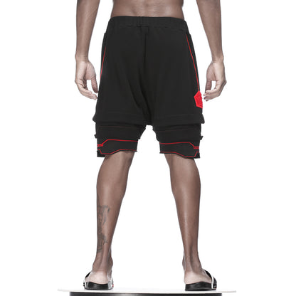Cyberpunk Aesthetic Warrior Shorts With Durable Ripstop For men