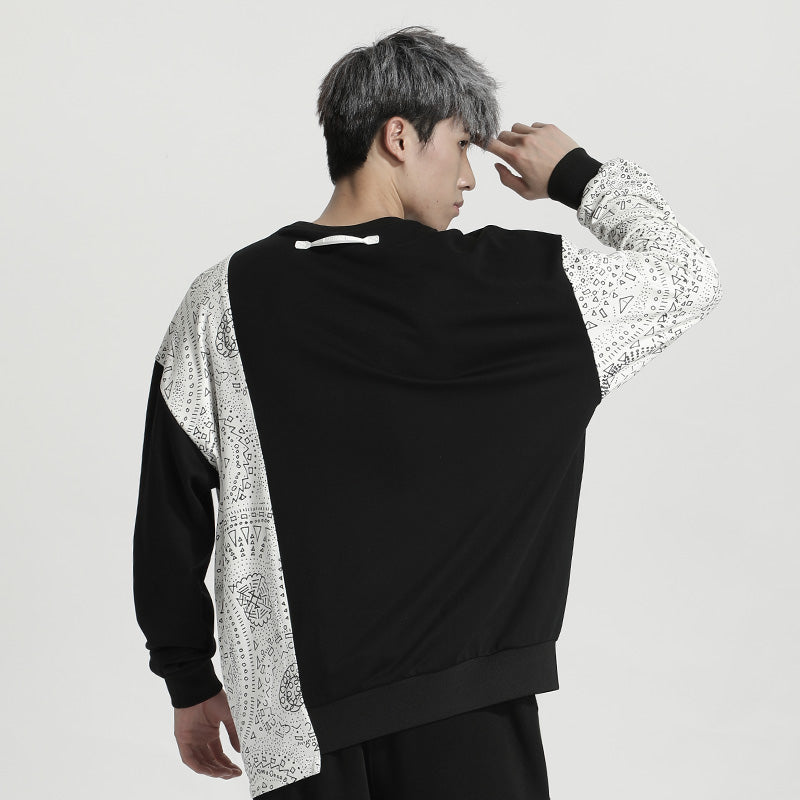 Asymmetric Cut Warrior Hoodies & Sweatshirts With Multi-Pocket Design For men