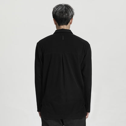 Utilitarian Warrior Shirts With Multi-Pocket Design For men