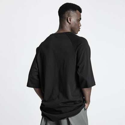 Patchwork panel Warrior T-Shirts With Durable Ripstop For men