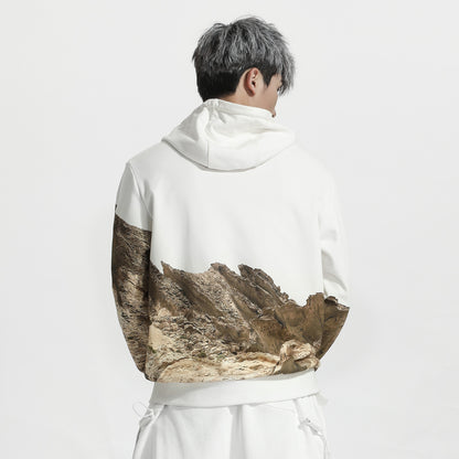 Avant-Garde Warrior Hoodies & Sweatshirts With Adjustable Drawstring For men