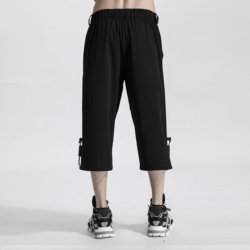 Minimalist Warrior Shorts With Elastic Waistband For men