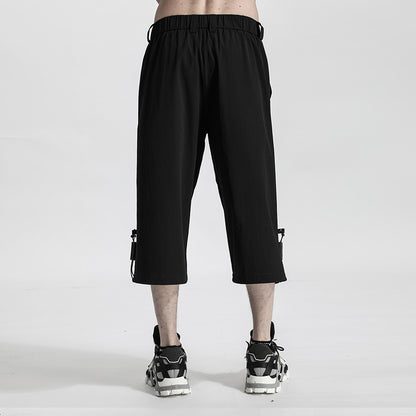 Minimalist Warrior Shorts With Elastic Waistband For men