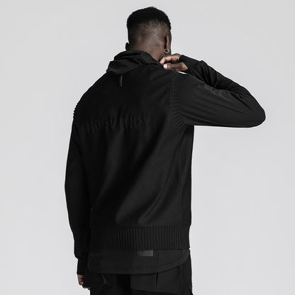 Futuristic Design Warrior Knitwear With Breathable Mesh For men