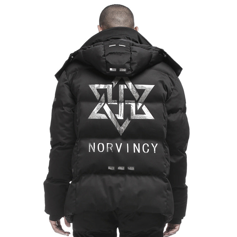 Techwear Style Warrior Padded Jackets With Multi-Pocket Design For men