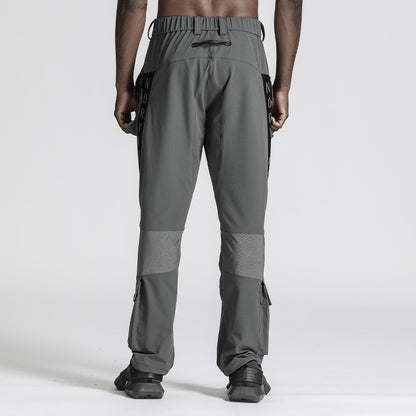 Utilitarian Warrior Cargo Pants With Multi-Pocket Design For men