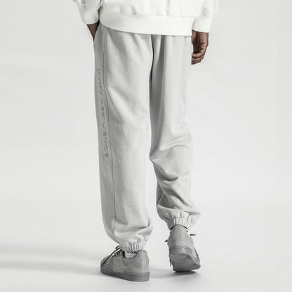 Minimalist Warrior Sweatpants With Elastic Waistband For men