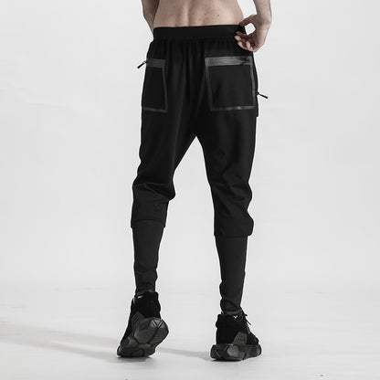 Minimalist Warrior joggers With Elastic Waistband For men