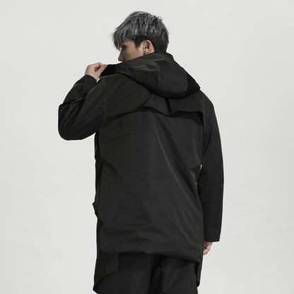 Longline Warrior Coats With Two-Way Zipper For men