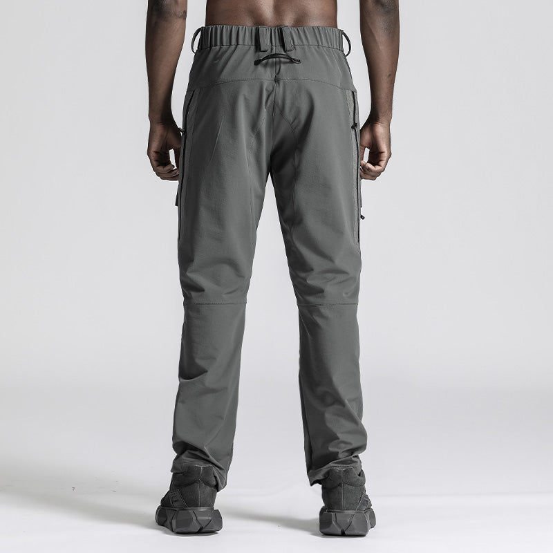 Utilitarian Warrior Cargo Pants With Multi-Pocket Design For men