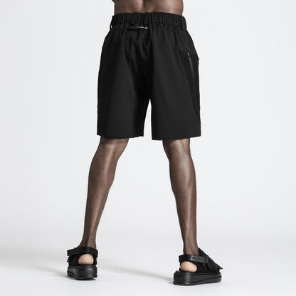Minimalist Warrior Shorts With Elastic Waistband For men