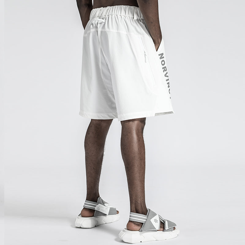 Patchwork panel Warrior Shorts With Water-Resistant For men