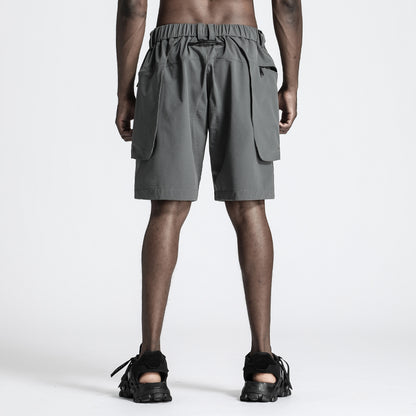Utilitarian Warrior Shorts With Multi-Pocket Design For men