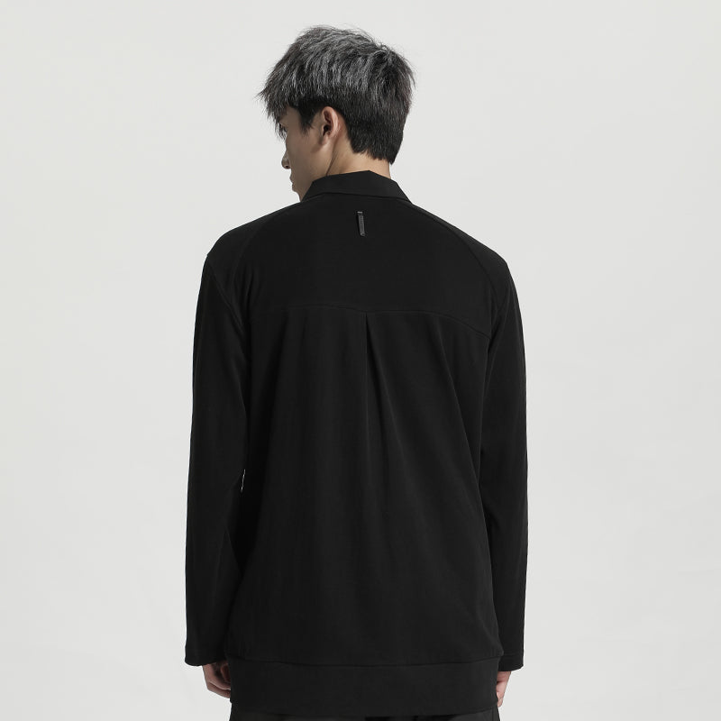 Utilitarian Warrior Shirts With Multi-Pocket Design For men