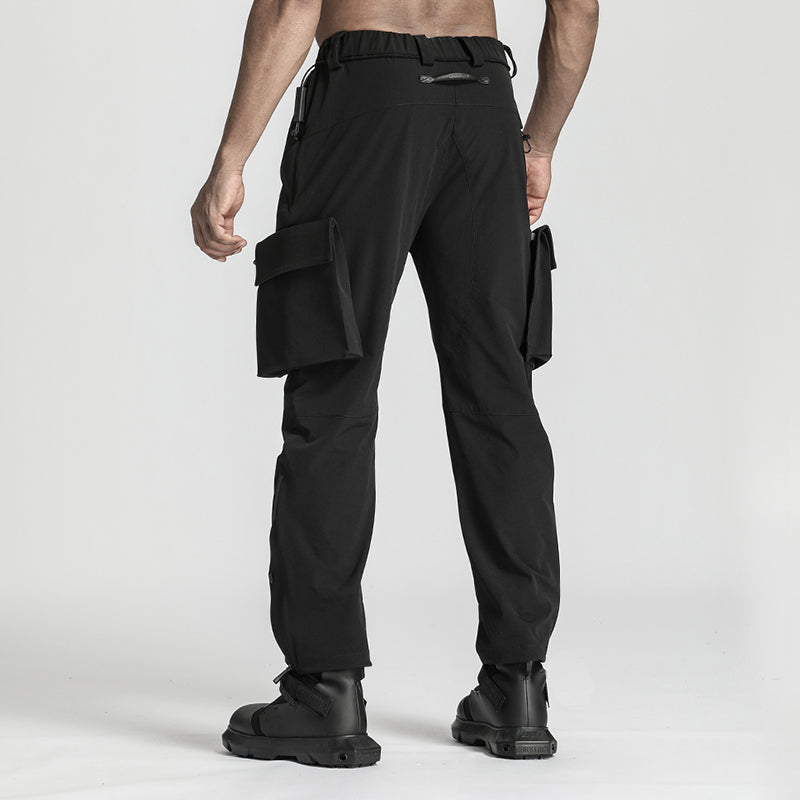 Minimalist Warrior Cargo Pants With Multi-Pocket Design For men
