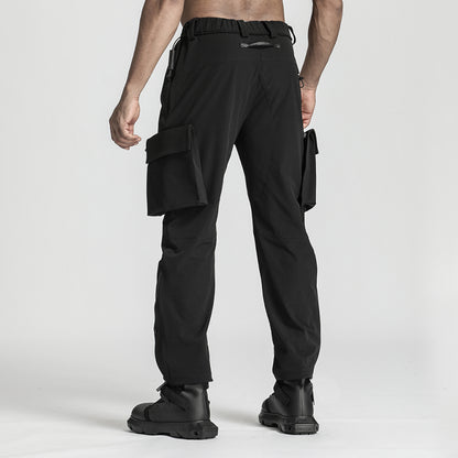 Minimalist Warrior Cargo Pants With Multi-Pocket Design For men