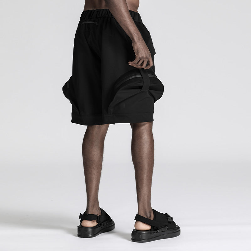 Loose/Relaxed Fit Warrior Shorts With Multi-Pocket Design For men