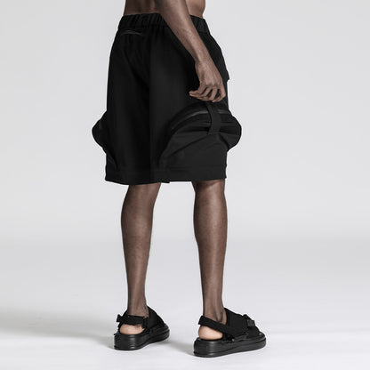 Loose/Relaxed Fit Warrior Shorts With Multi-Pocket Design For men