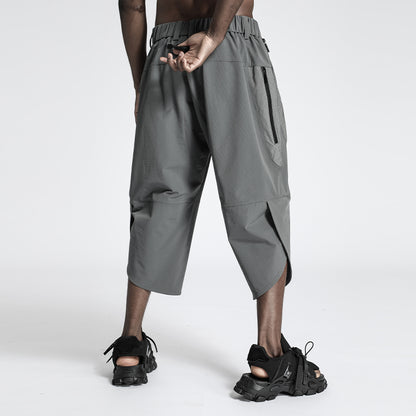 Minimalist Warrior Shorts With Elastic Waistband For men