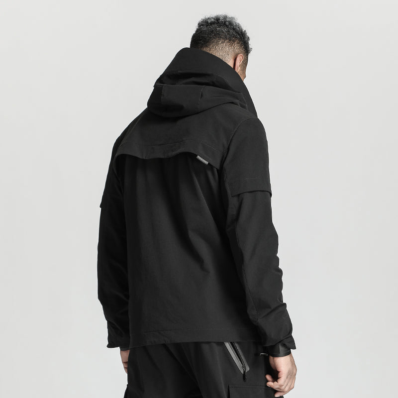 Minimalist Warrior Windbreakers With Two-Way Zipper For men