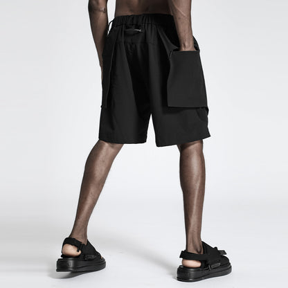 Utilitarian Warrior Shorts With Multi-Pocket Design For men