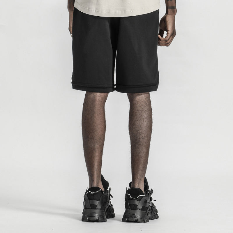 Minimalist Warrior Shorts With Elastic Waistband For men