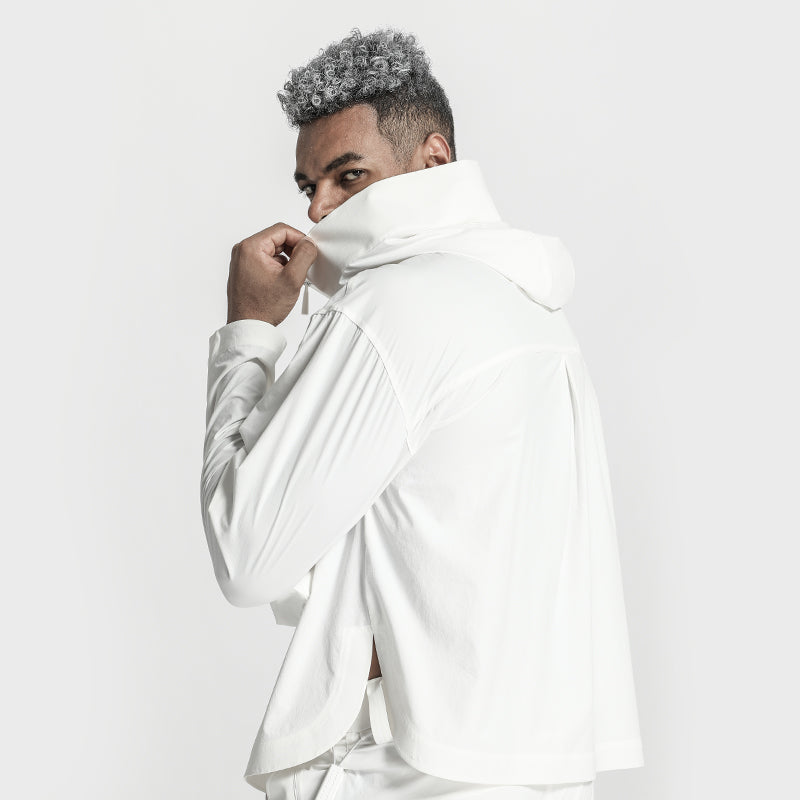 Cropped Length Warrior Jackets With Multi-Pocket Design For men