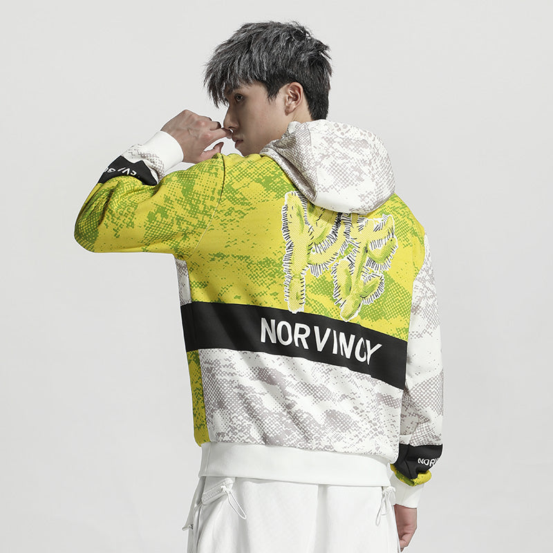 Avant-Garde Warrior Hoodies & Sweatshirts With Adjustable Drawstring For men