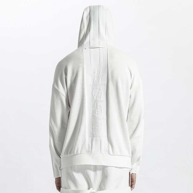 Avant-Garde Warrior Hoodies & Sweatshirts With Ribbed Cuffs/Hem For men