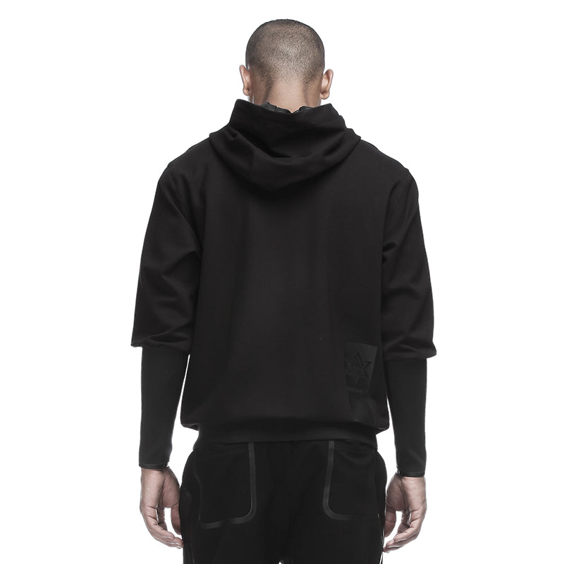 Cyberpunk Aesthetic Warrior Hoodies & Sweatshirts With Ribbed Cuffs/Hem For men