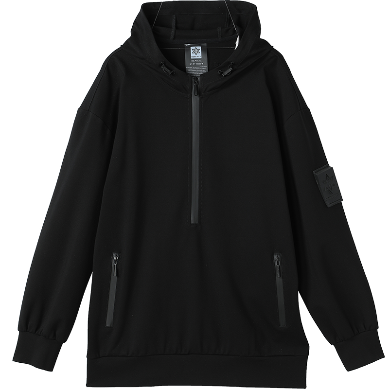 Avant-Garde Warrior Hoodies & Sweatshirts With Ribbed Cuffs/Hem For men