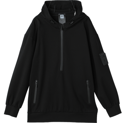 Avant-Garde Warrior Hoodies & Sweatshirts With Ribbed Cuffs/Hem For men