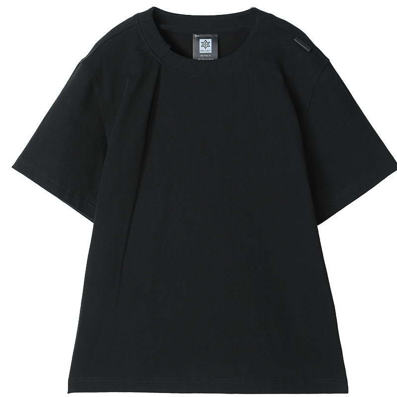 Patchwork panel Warrior T-Shirts With Multi-Pocket Design For men