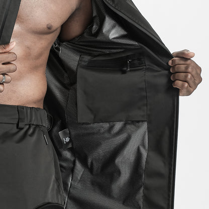 Futuristic Design Warrior Coats With Adjustable Drawstring For men