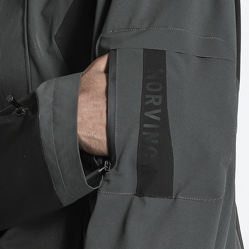 Cyberpunk Aesthetic Warrior Windbreakers With Windproof For men