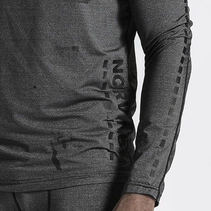 Slim Fit Warrior Base Layer Tops With Quick-Dry Fabric For men