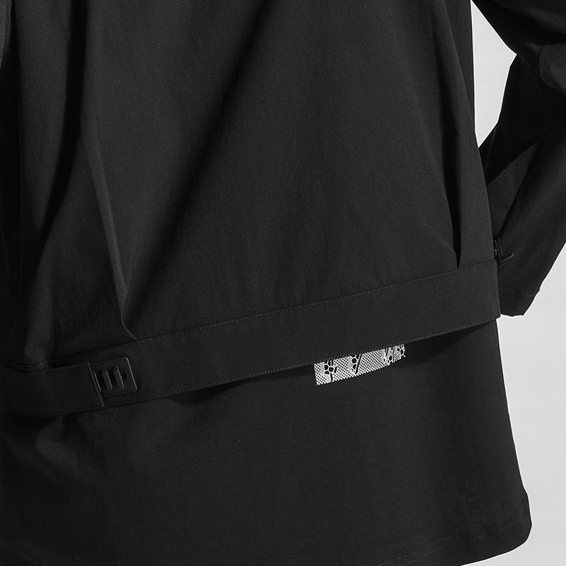 Cropped Length Warrior Jackets With Magnetic Buckles For men