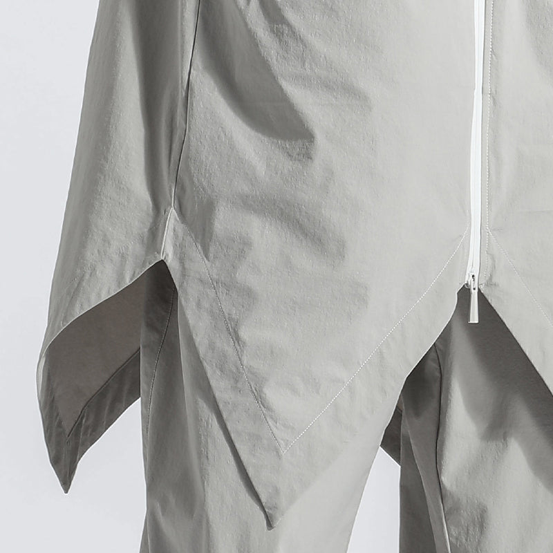 Longline Warrior Coats With Two-Way Zipper For men