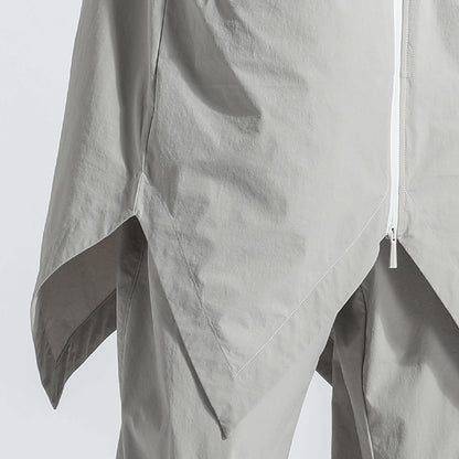 Longline Warrior Coats With Two-Way Zipper For men