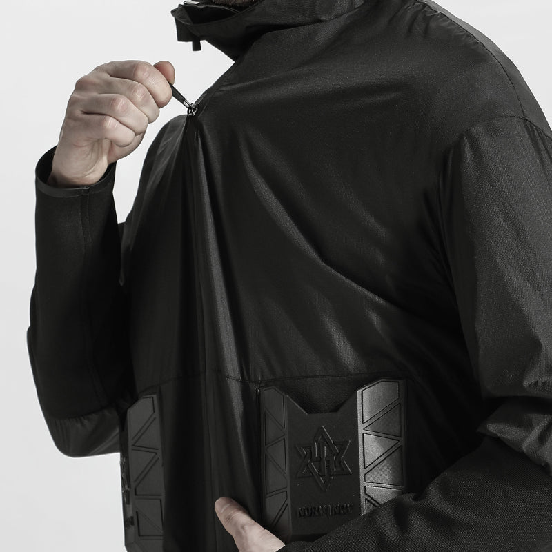 Longline Warrior Coats With Multi-Pocket Design For men