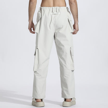 Minimalist Warrior Cargo Pants With Multi-Pocket Design For men